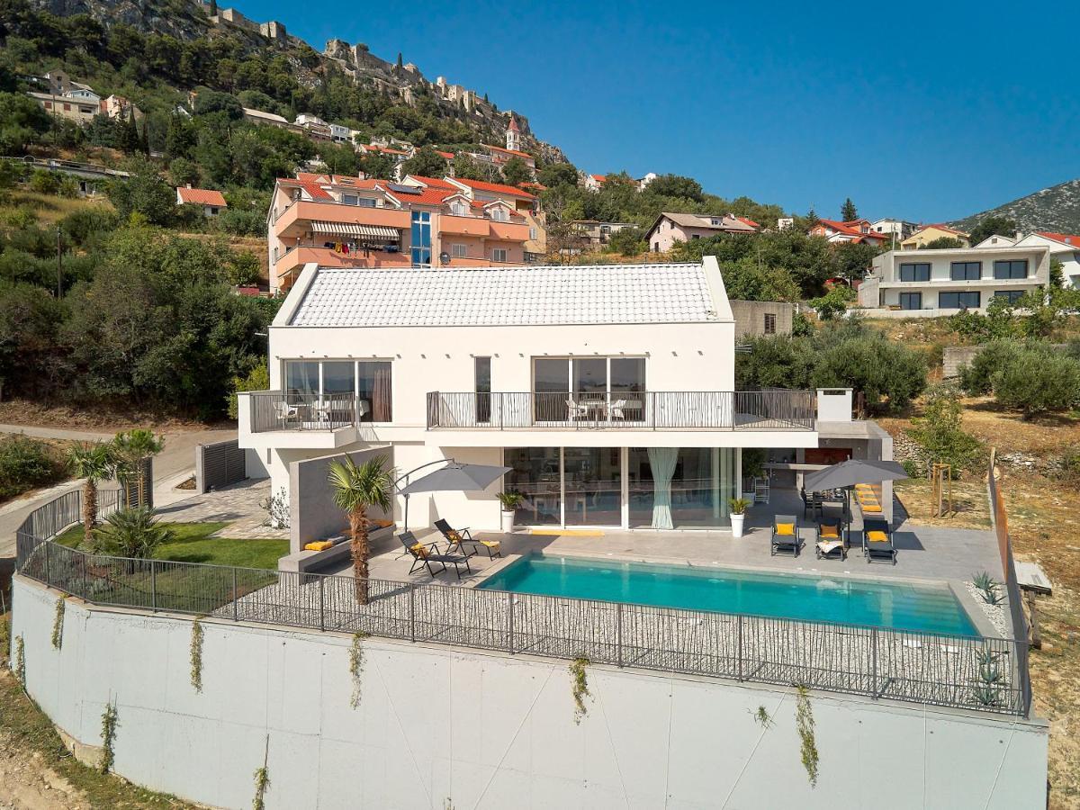 Design Villa Clavis-Brand New Villa With A View Klis Esterno foto